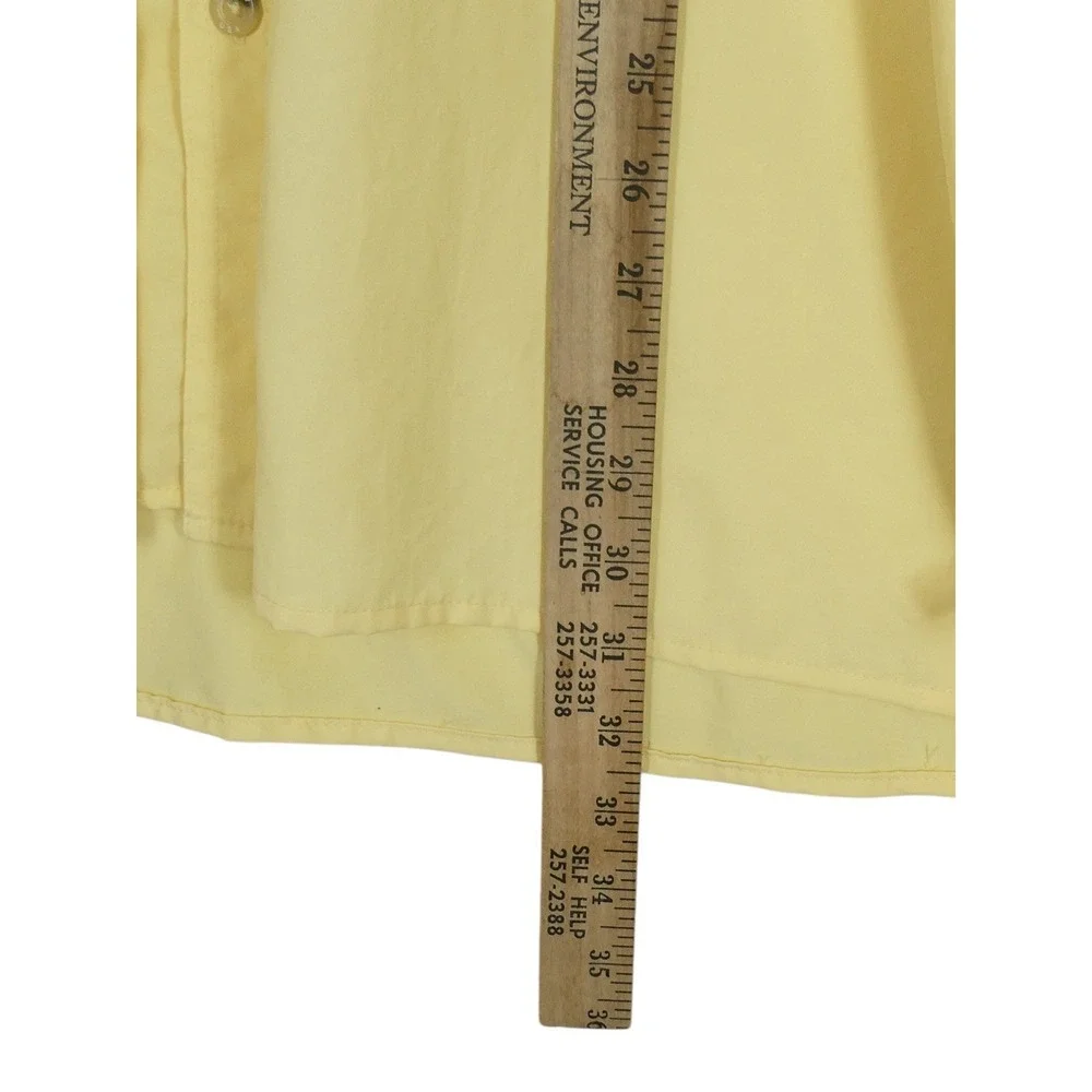 Dakota Grizzly Button Up Hiking Shirt Men L Yellow‎ Outdoor Nylon roll up sleeve